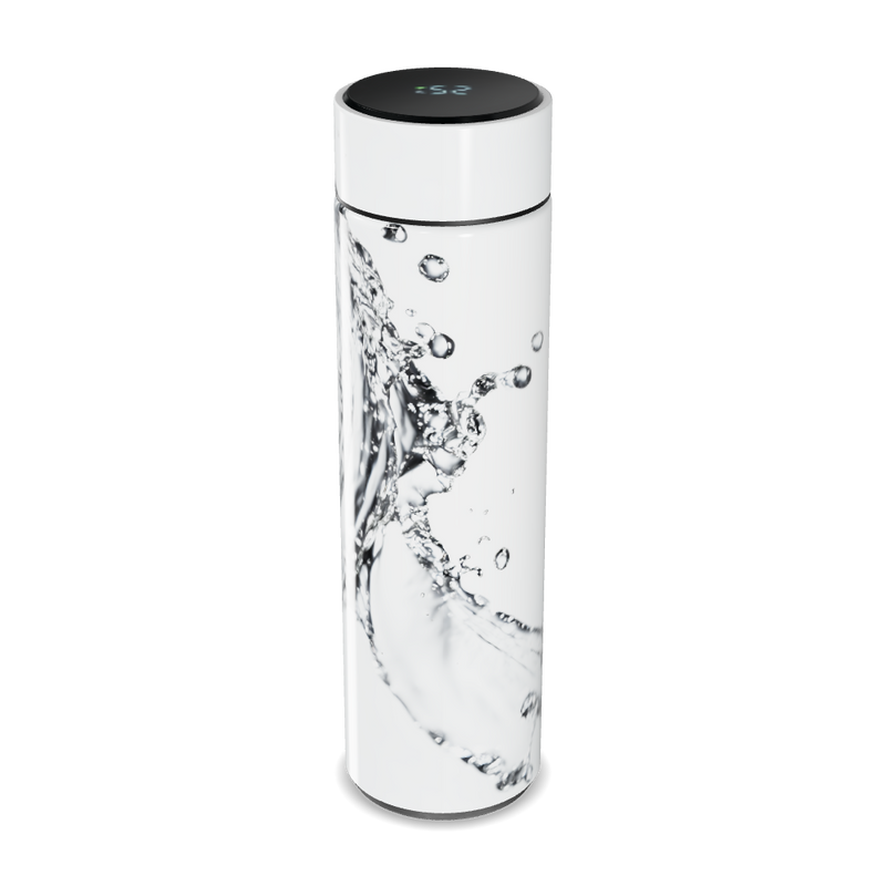 Garrafa Térmica Touch - Branca com Display