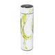 Garrafa Térmica Touch - Branca com Design Verde