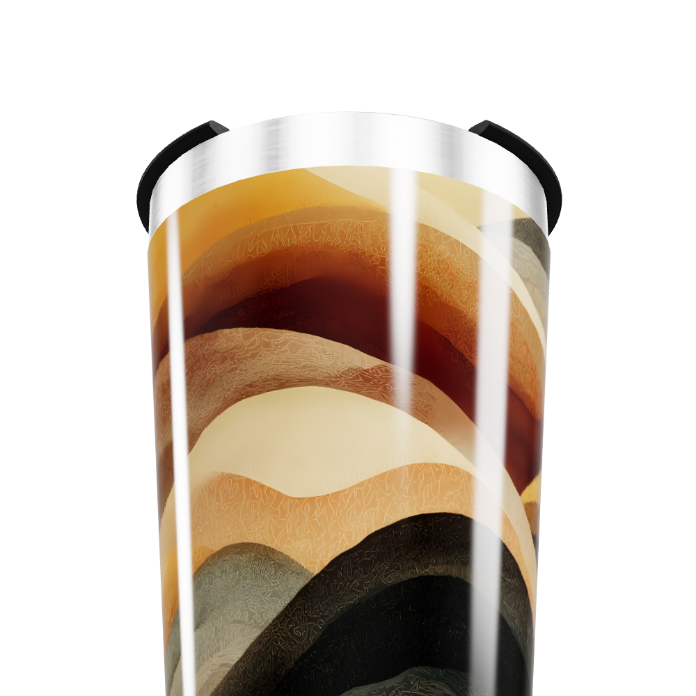 Copo Térmico - Estampa Ondas Coloridas