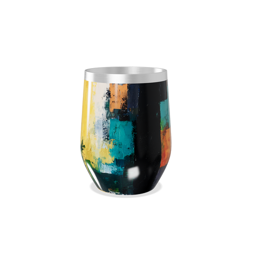 Copo Térmico Slim - Estampa Colorida Aço