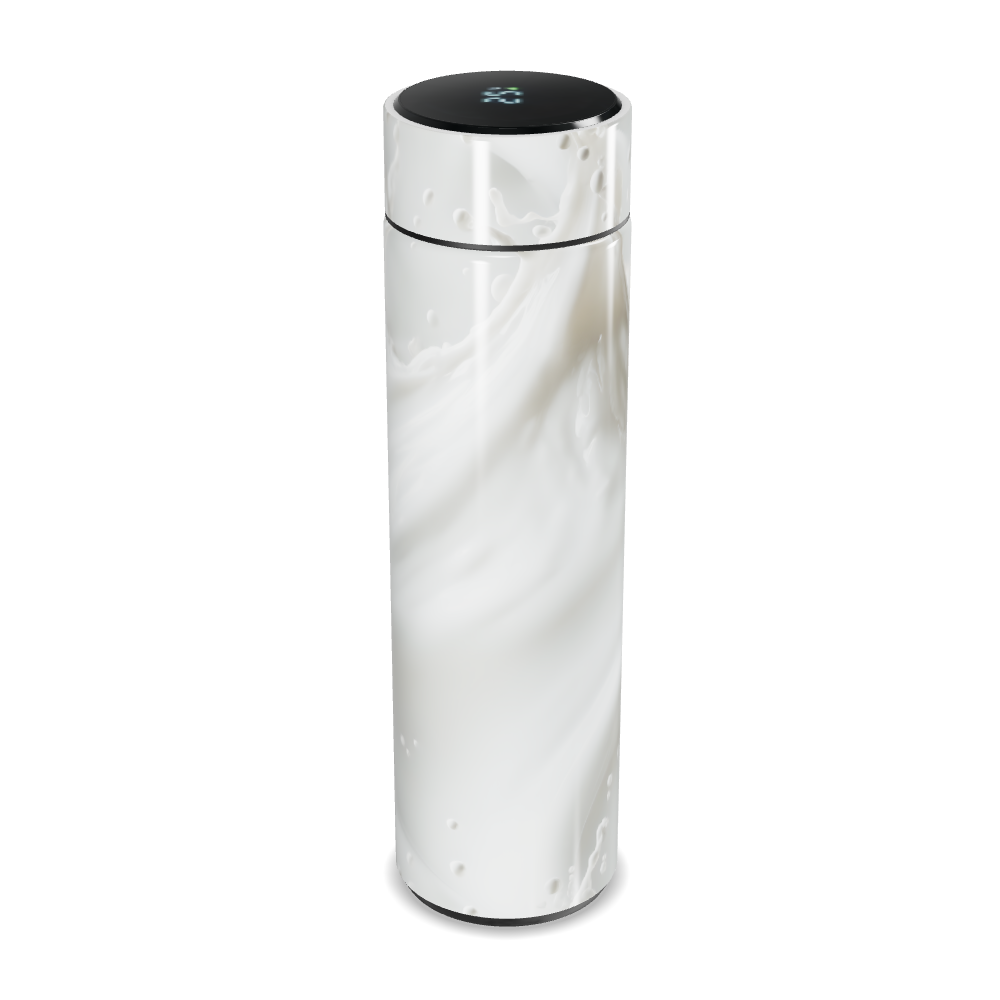 Garrafa Térmica Touch - Branca Digital Inox