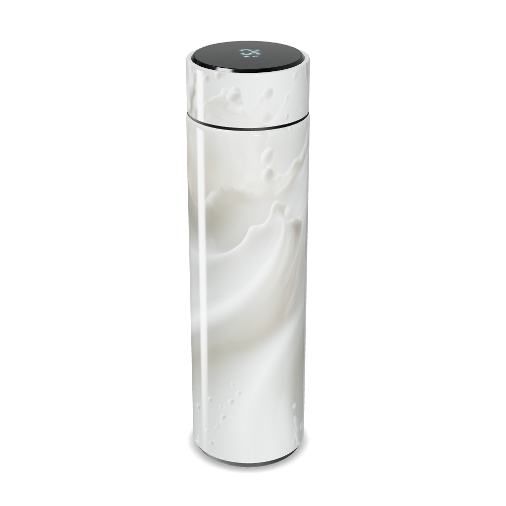 Garrafa Térmica Touch - Branca Digital Inox