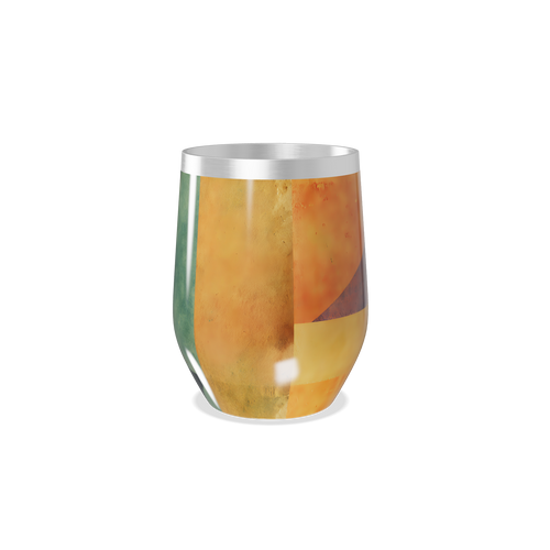 Copo Térmico Slim - Estampa Abstrata Colorida