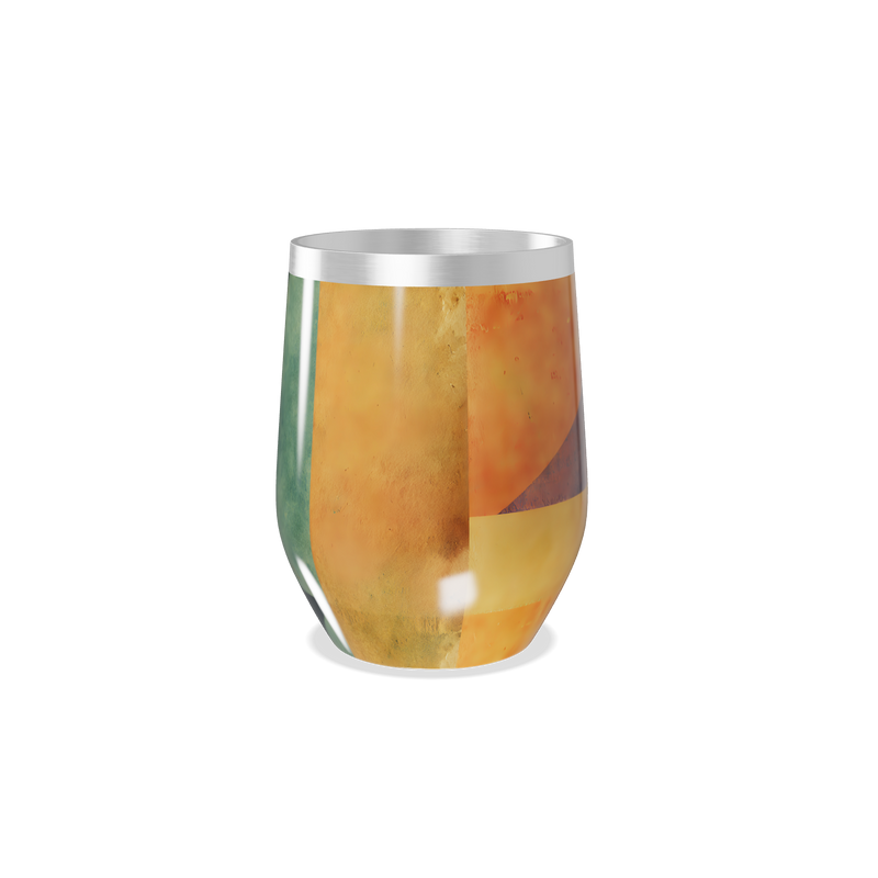 Copo Térmico Slim - Estampa Abstrata Colorida