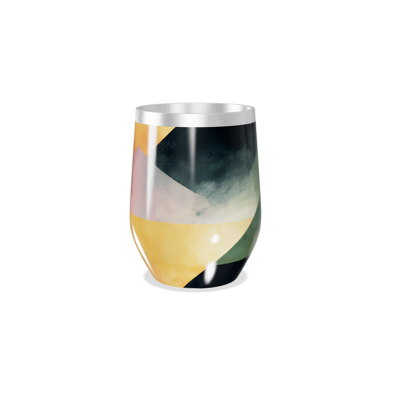 Copo Térmico Slim - Estampa Abstrata Colorida