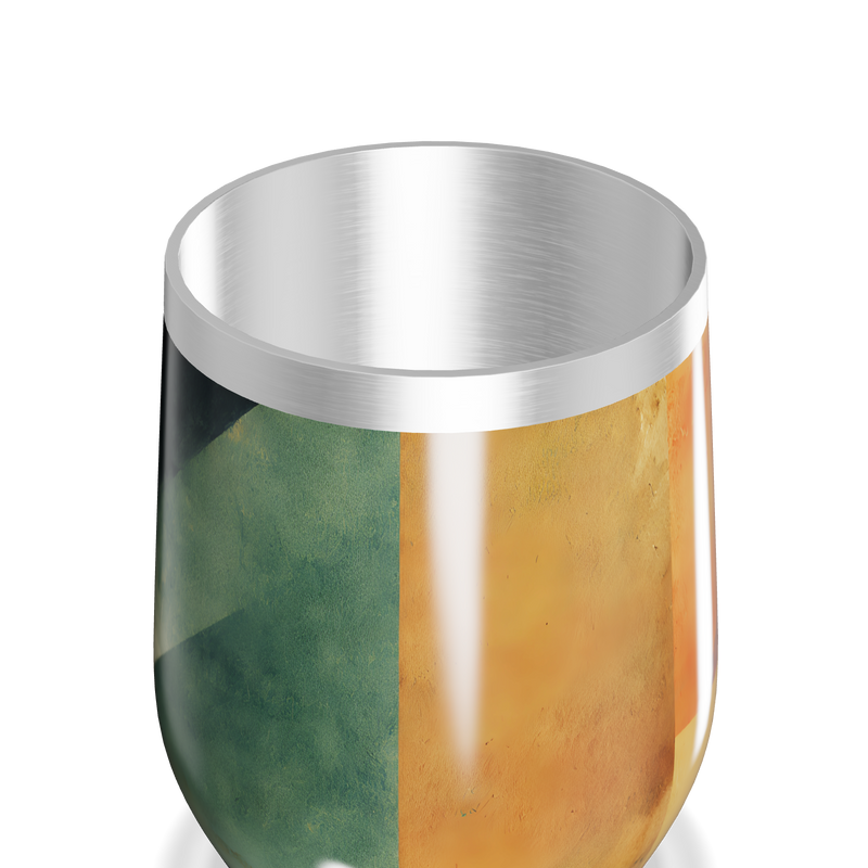 Copo Térmico Slim - Estampa Abstrata Colorida