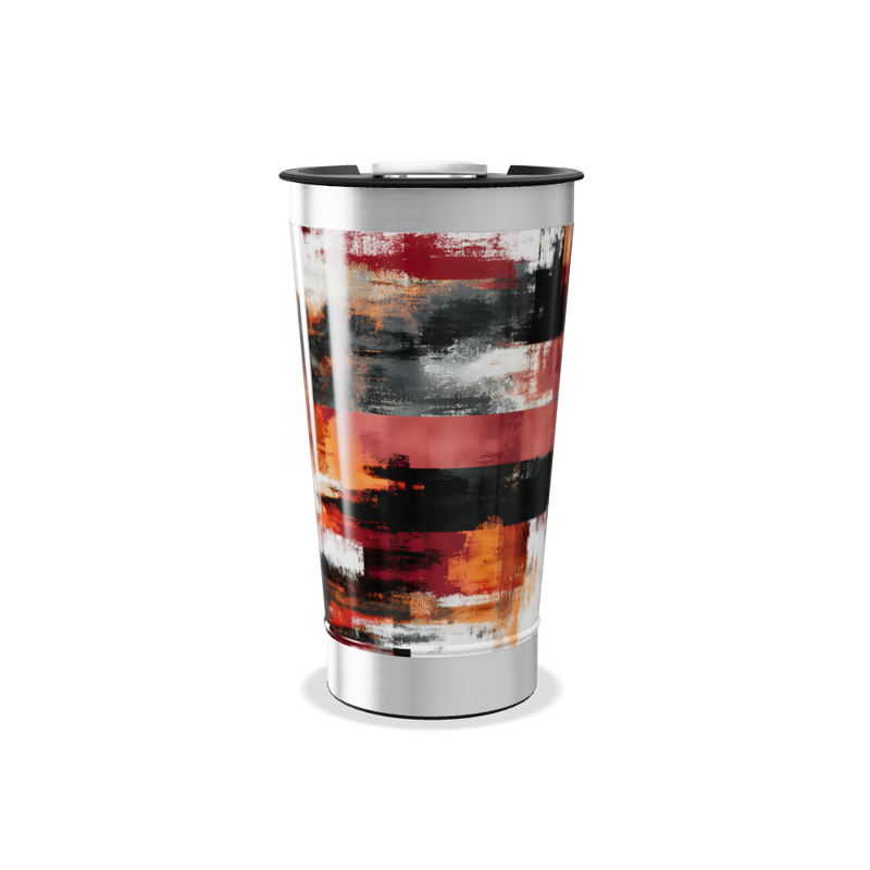 Copo Térmico - Estampa Abstrata Colorida