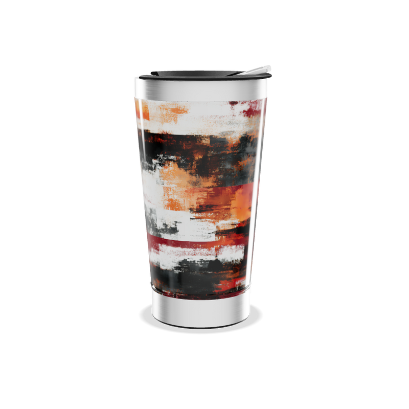 Copo Térmico - Estampa Abstrata Colorida