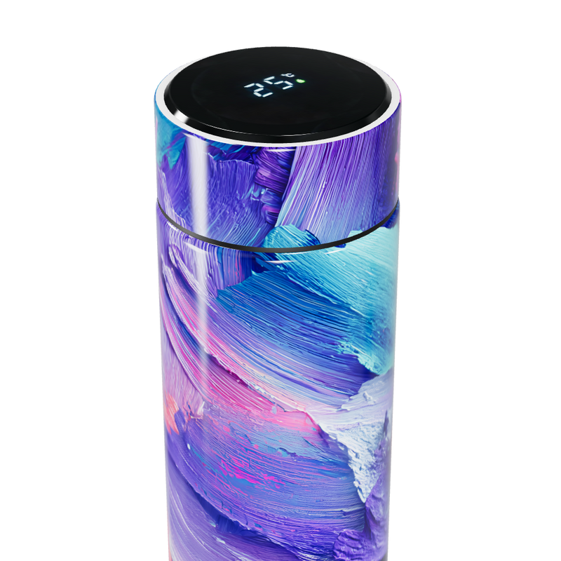 Garrafa Térmica Touch - Colorida Abstrata Digital