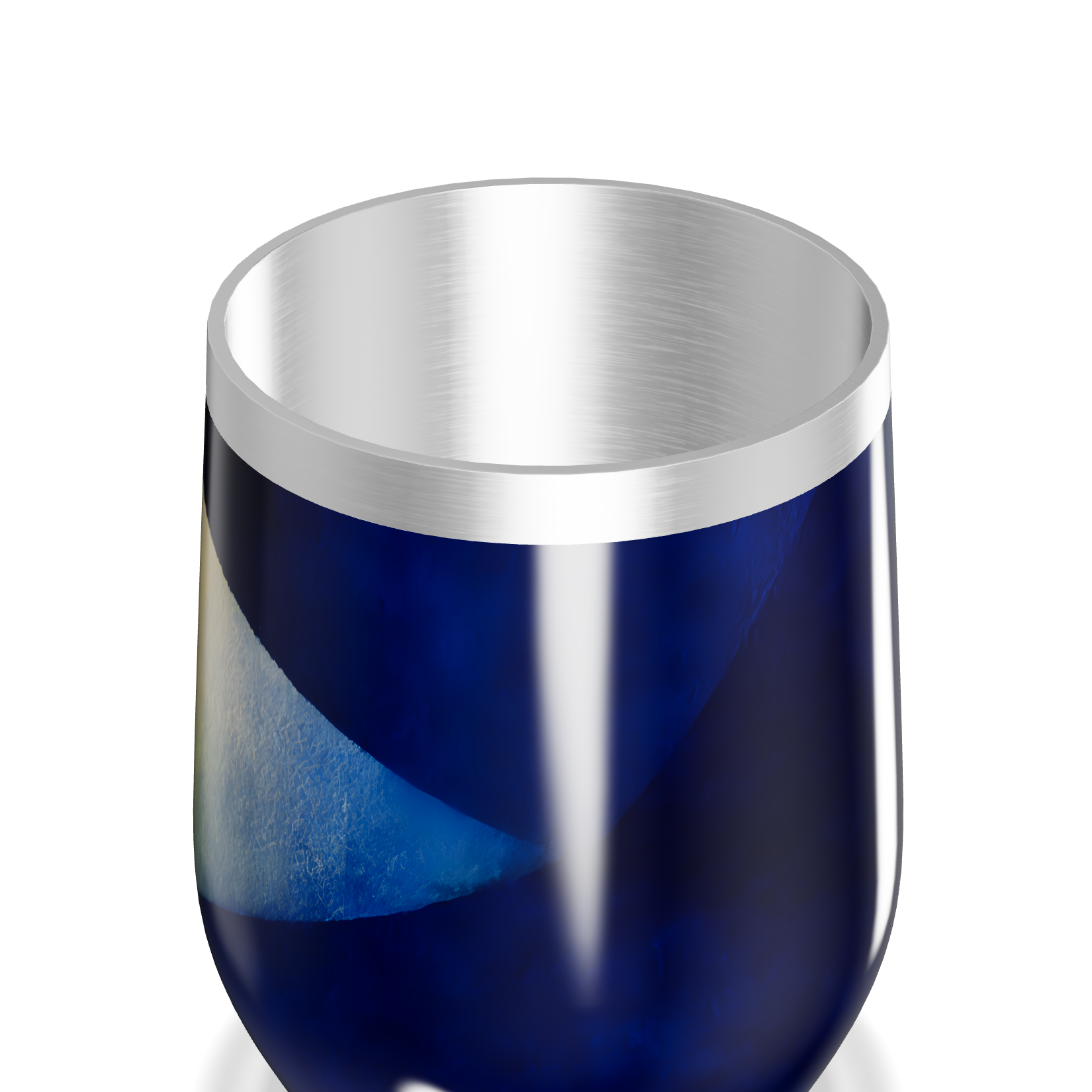 Copo Térmico Slim - Azul Metálico Inox