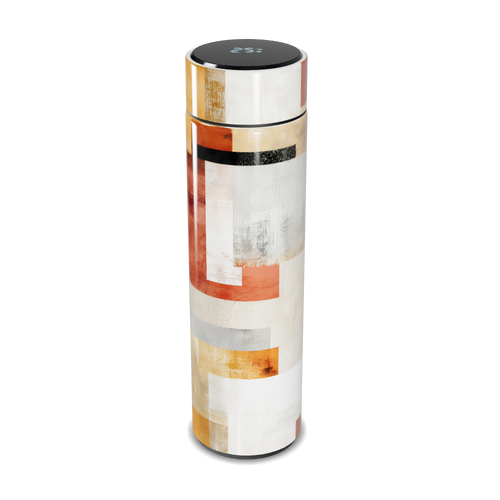 Garrafa Térmica Touch Estampada Geométrica