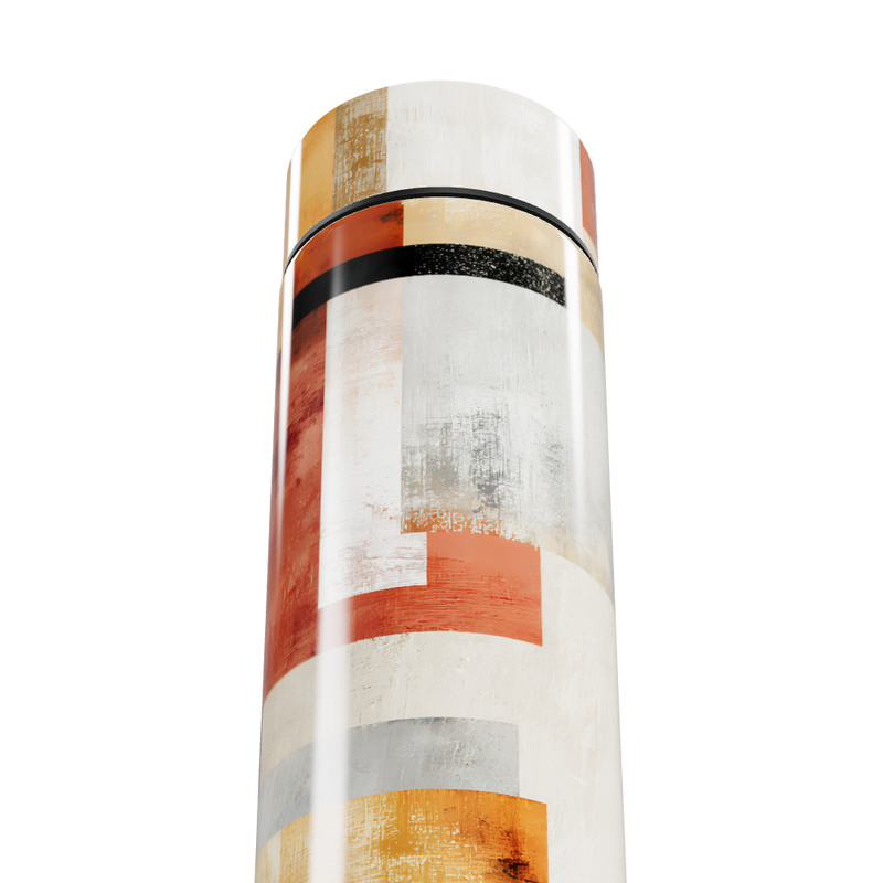 Garrafa Térmica Touch Estampada Geométrica