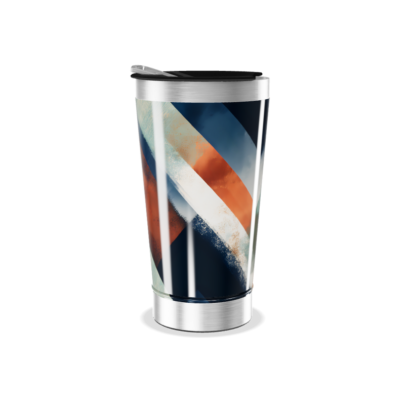 Copo Térmico - Estampa Geométrica Colorida