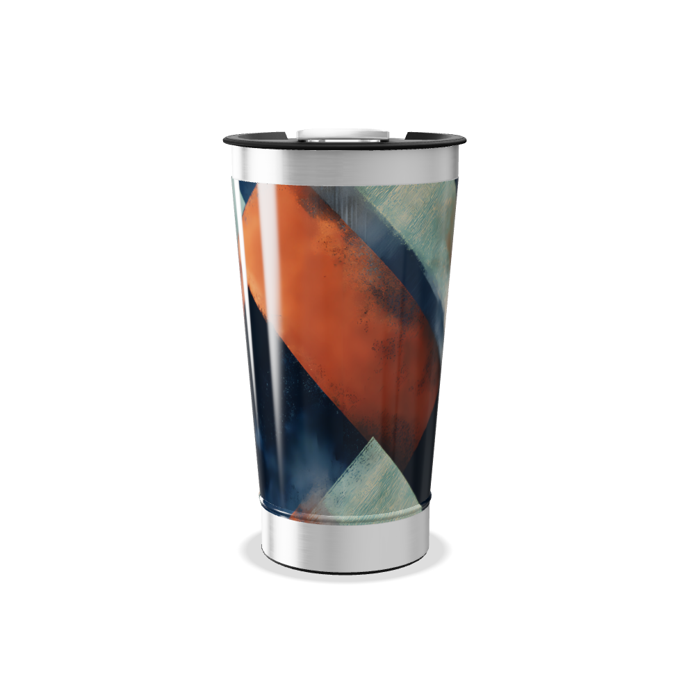 Copo Térmico - Estampa Geométrica Colorida