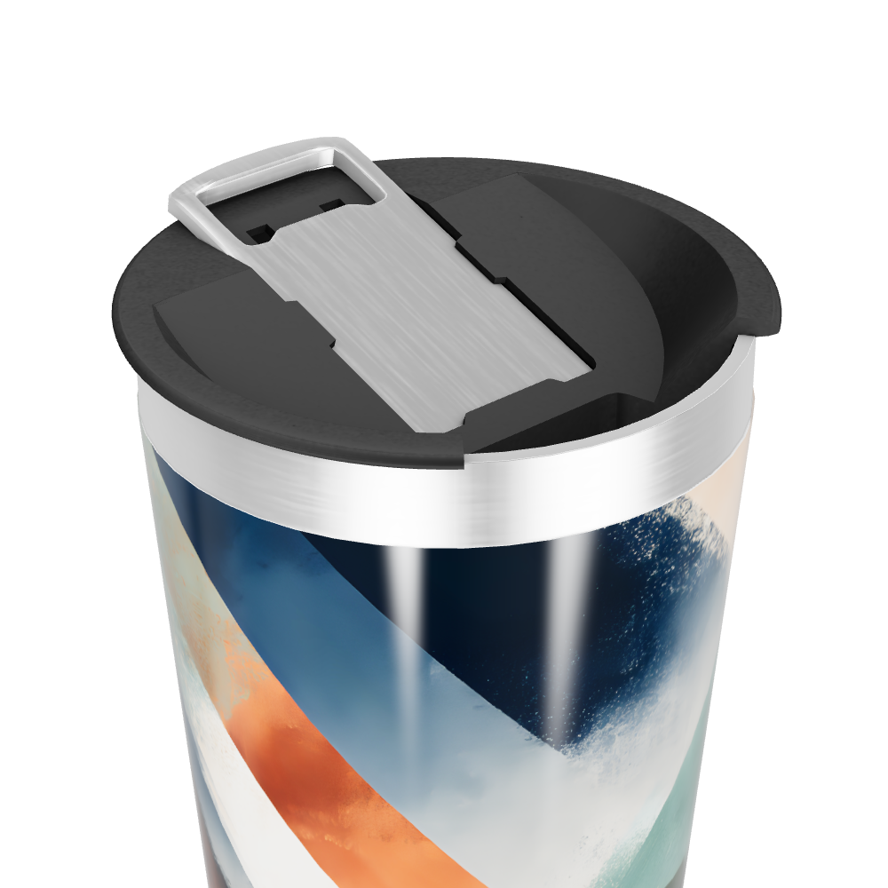 Copo Térmico - Estampa Geométrica Colorida