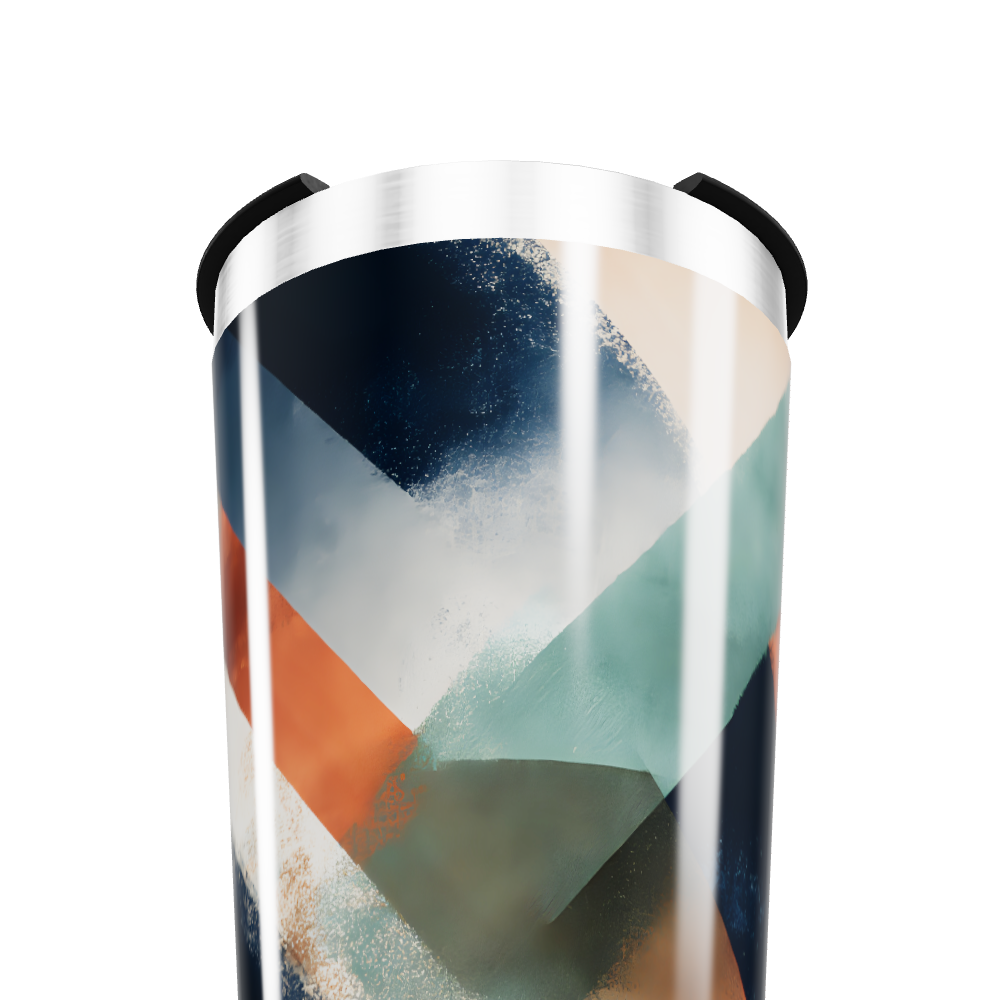 Copo Térmico - Estampa Geométrica Colorida