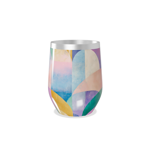 Copo Térmico Slim - Estampado Multicolor Aço