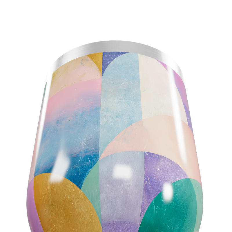 Copo Térmico Slim - Estampado Multicolor Aço