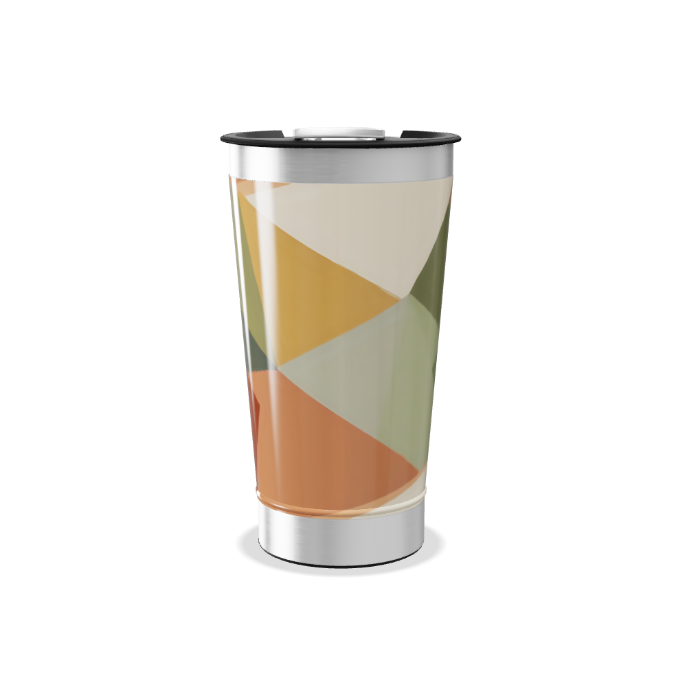 Copo Térmico - Estampa Geométrica Colorida