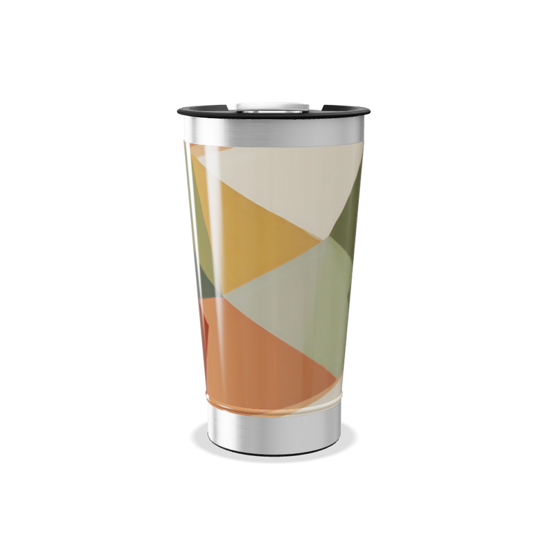 Copo Térmico - Estampa Geométrica Colorida