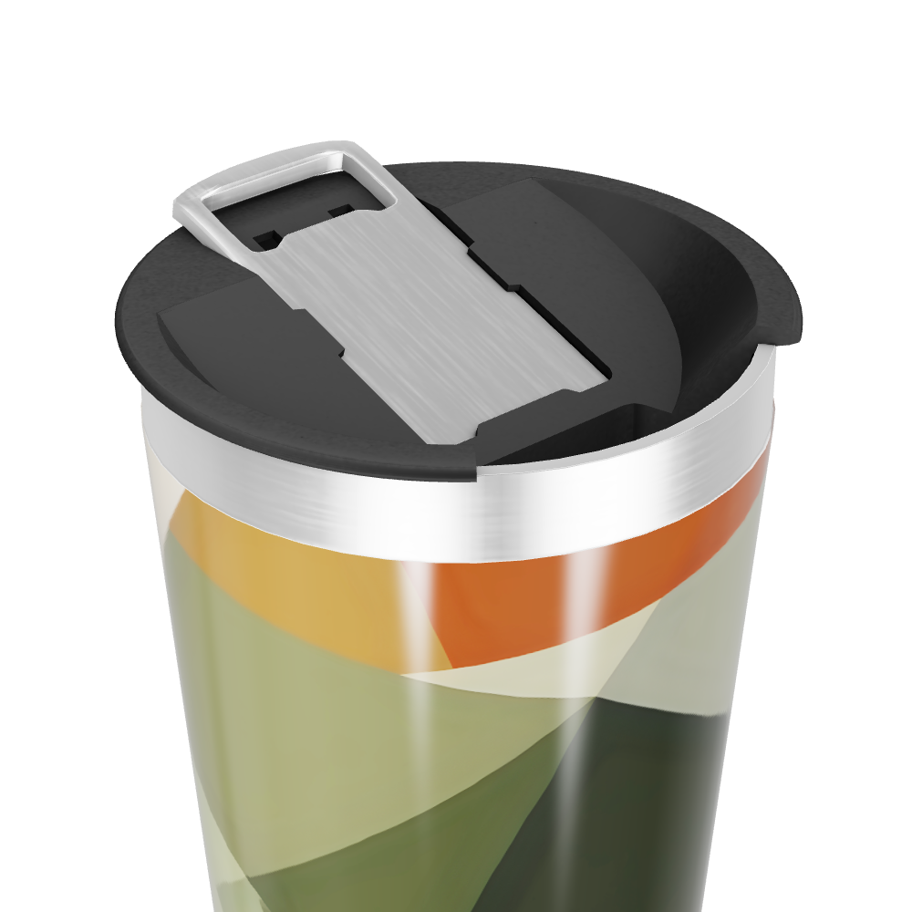 Copo Térmico - Estampa Geométrica Colorida