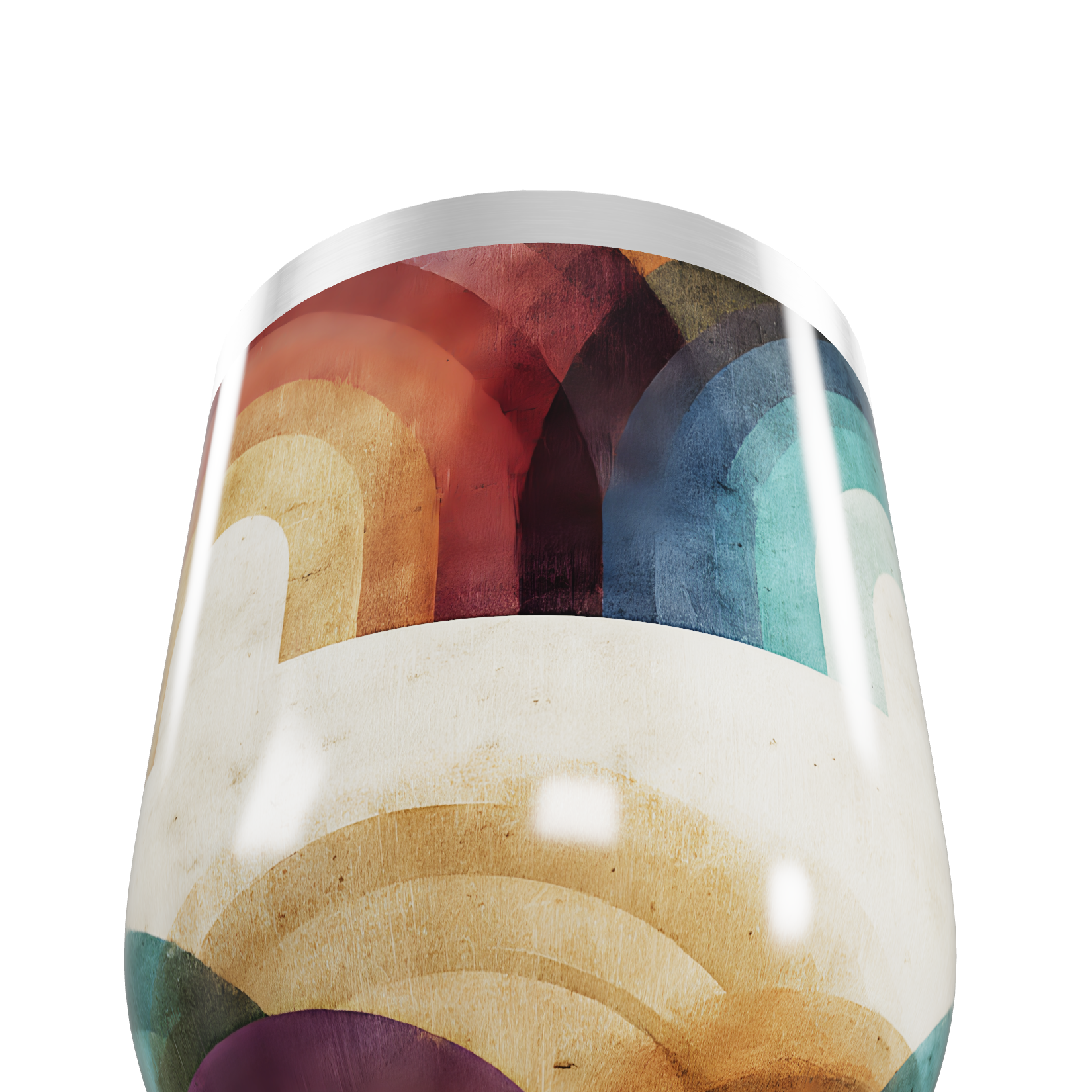 Copo Térmico Slim - Estampa Arco-Íris