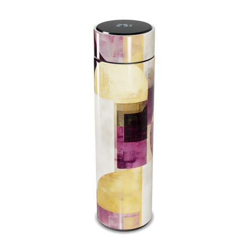 Garrafa Térmica Touch Estampa Abstrata Colorida