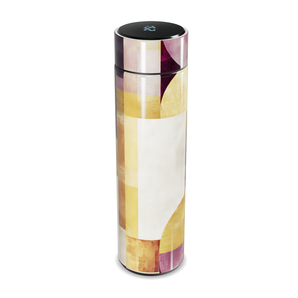 Garrafa Térmica Touch Estampa Abstrata Colorida