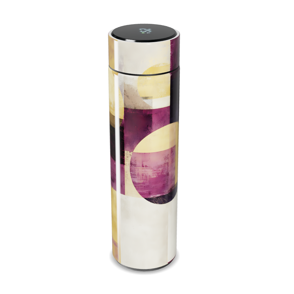 Garrafa Térmica Touch Estampa Abstrata Colorida