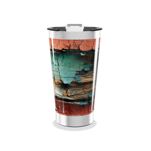 Copo Térmico - Estampa Colorida Vintage