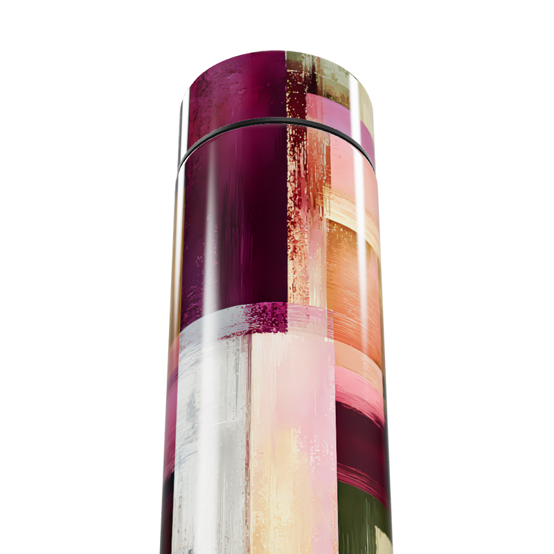 Garrafa Térmica Touch - Estampa Abstrata Colorida