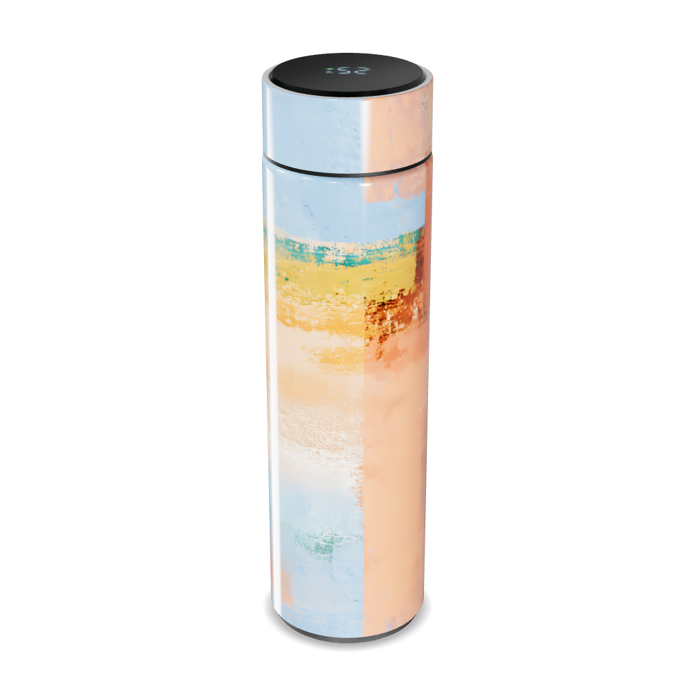 Garrafa Térmica Touch - Estampa Abstrata Colorida