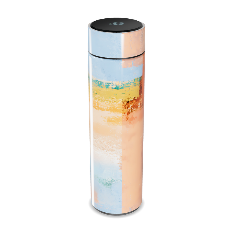 Garrafa Térmica Touch - Estampa Abstrata Colorida