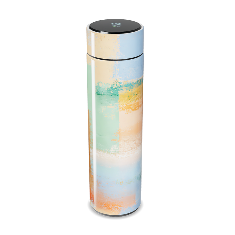 Garrafa Térmica Touch - Estampa Abstrata Colorida