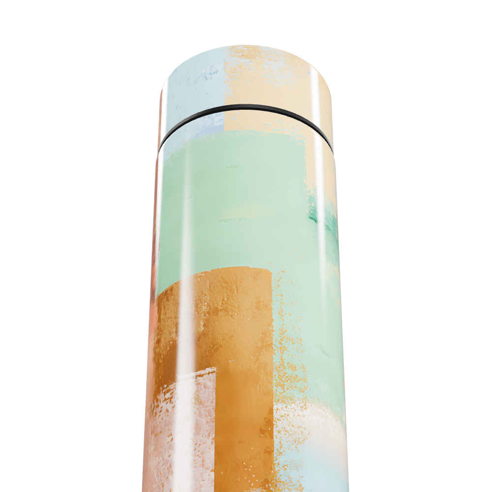 Garrafa Térmica Touch - Estampa Abstrata Colorida