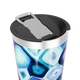 Copo Térmico - Estampa Geométrica Azul