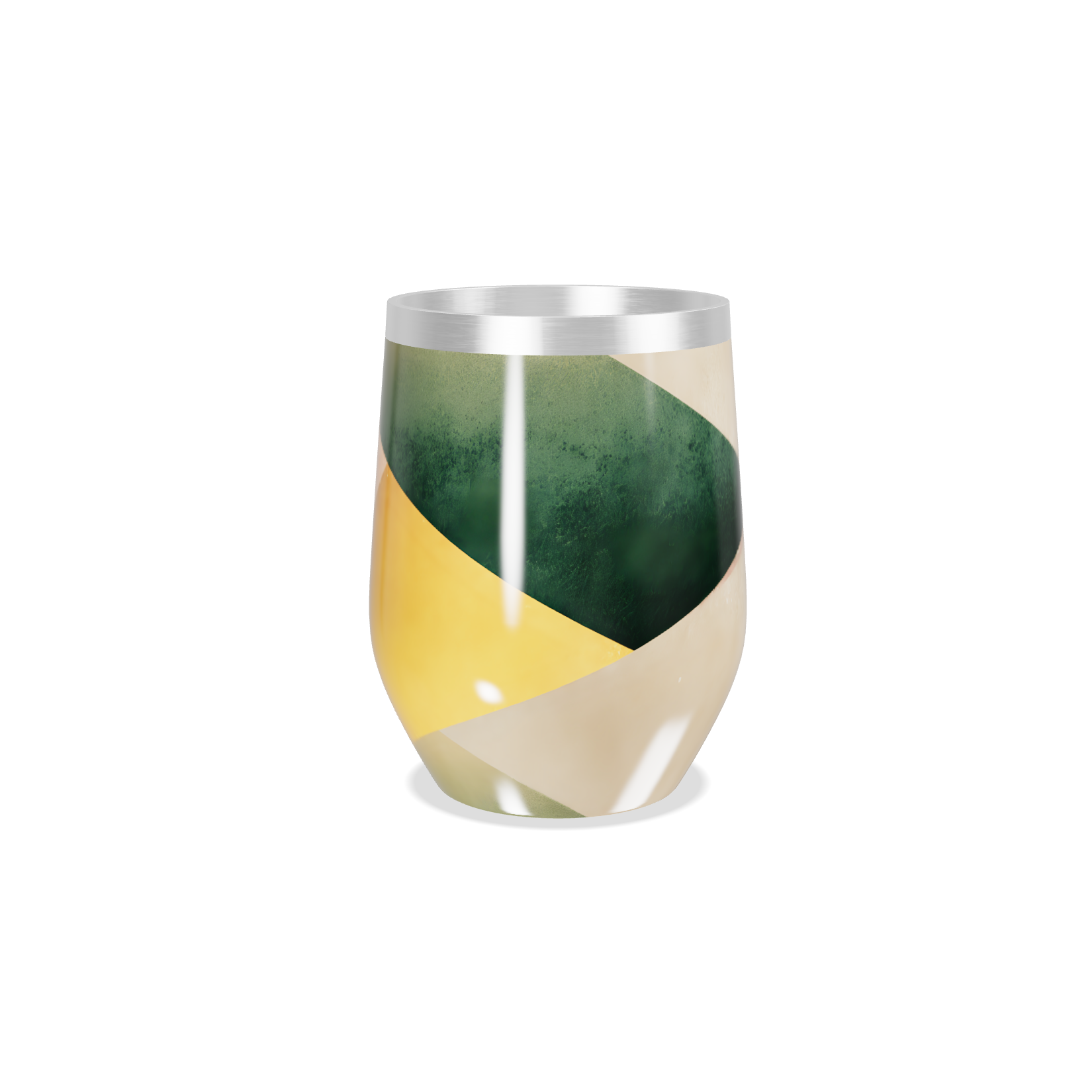 Copo Térmico Slim - Geométrico Colorido Inox