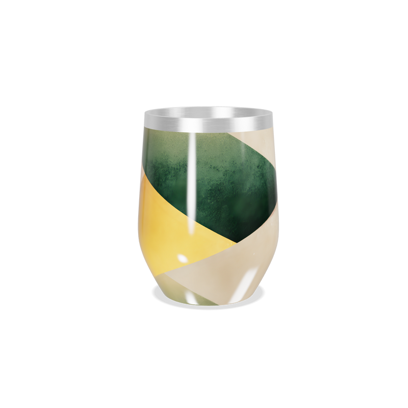 Copo Térmico Slim - Geométrico Colorido Inox