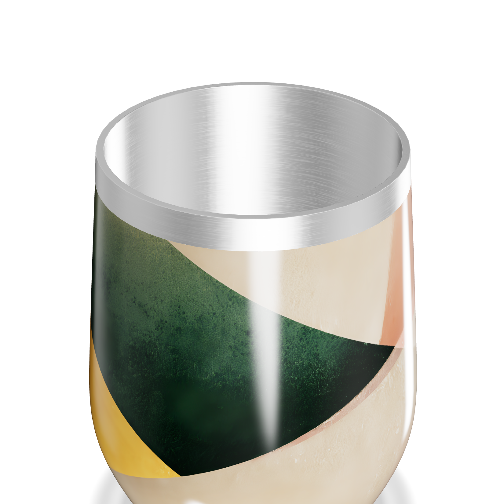 Copo Térmico Slim - Geométrico Colorido Inox