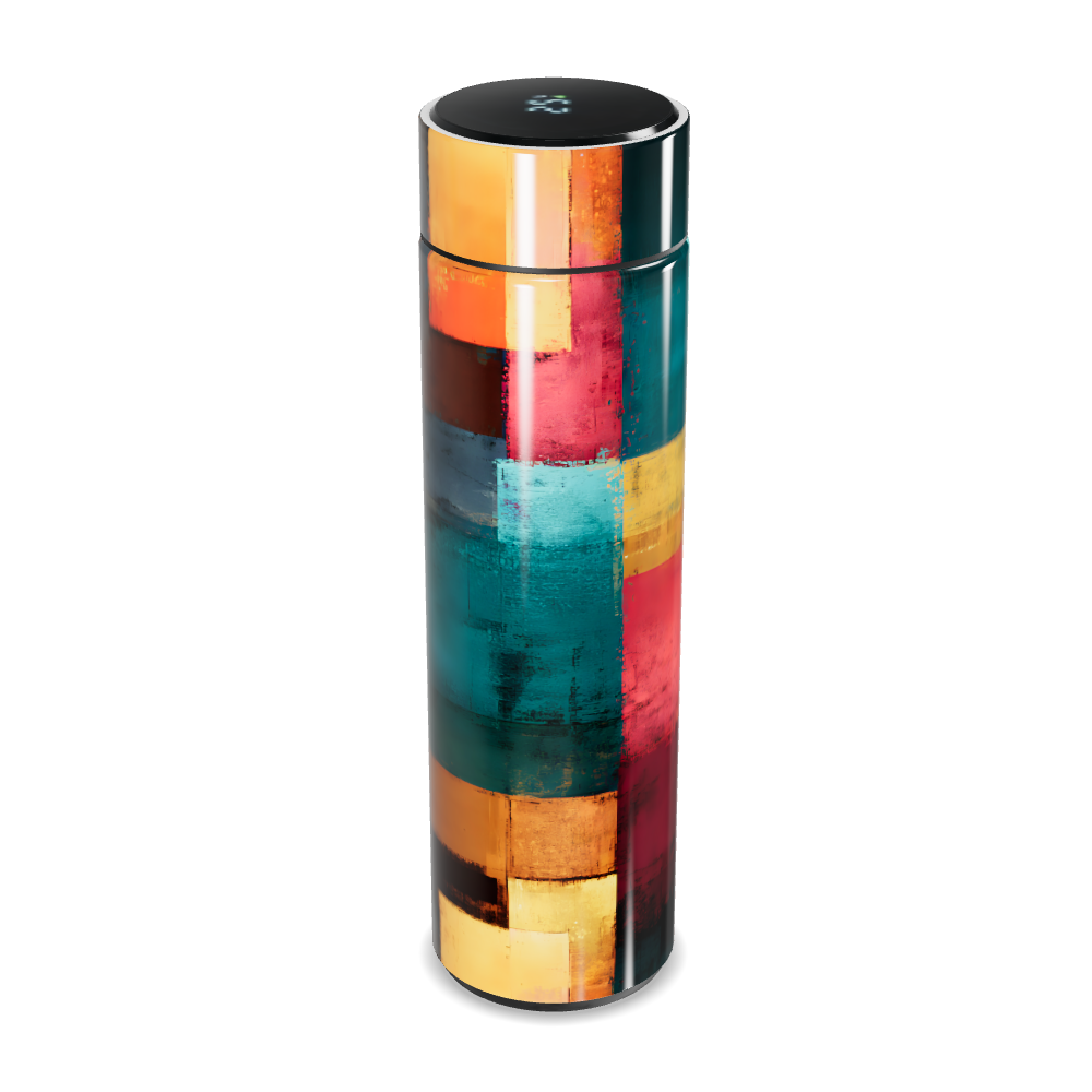 Garrafa Térmica Touch - Estampa Colorida Digital