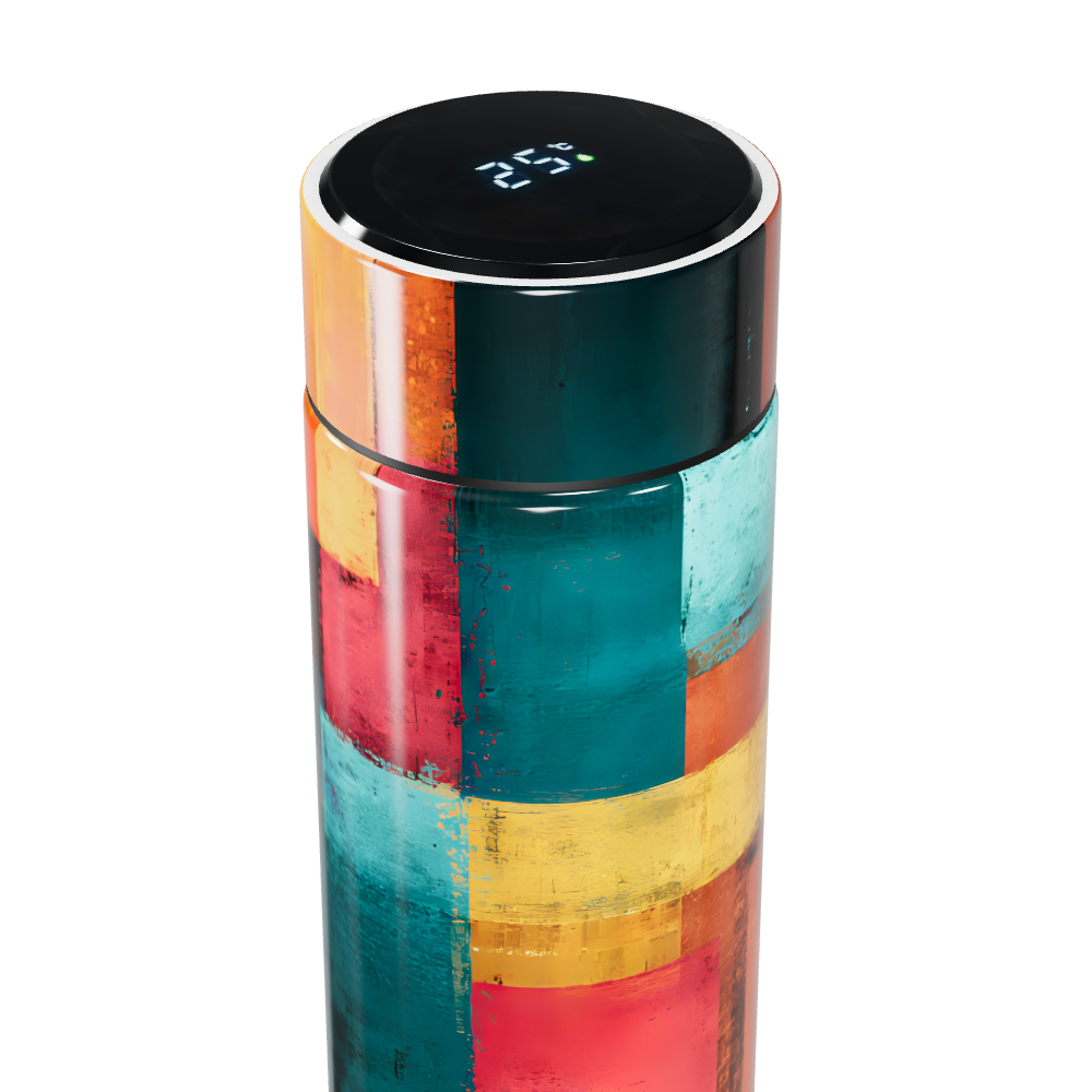 Garrafa Térmica Touch - Estampa Colorida Digital