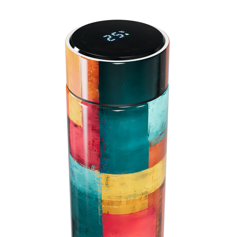 Garrafa Térmica Touch - Estampa Colorida Digital