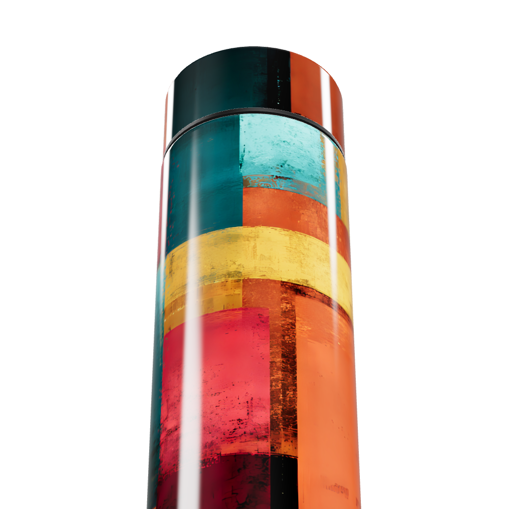 Garrafa Térmica Touch - Estampa Colorida Digital