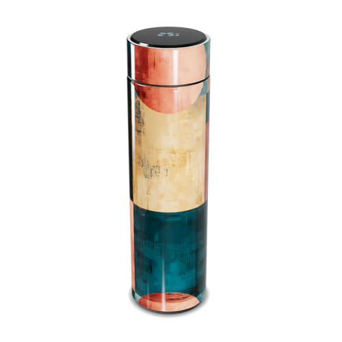 Garrafa Térmica Touch Estampa Abstrata Colorida