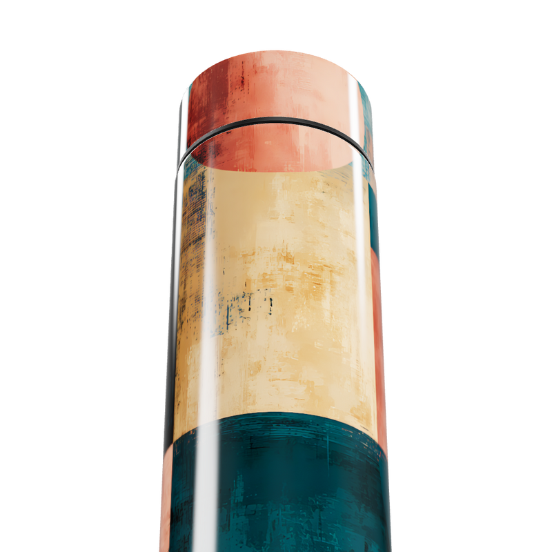 Garrafa Térmica Touch Estampa Abstrata Colorida