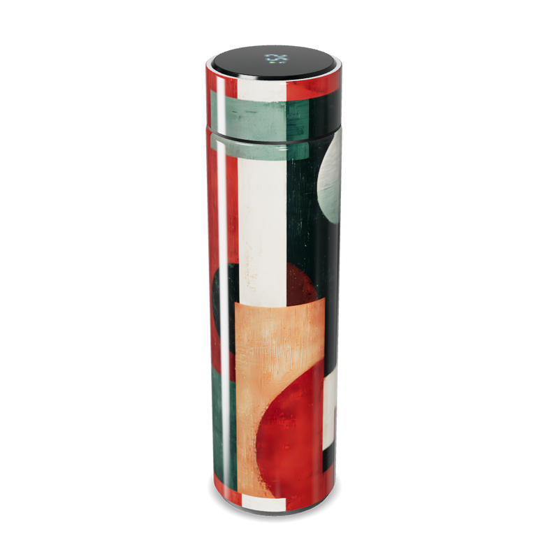 Garrafa Térmica Touch - Estampa Geométrica Colorida