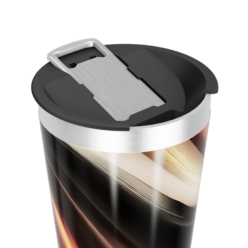 Copo Térmico - Estampa Ondas Coloridas