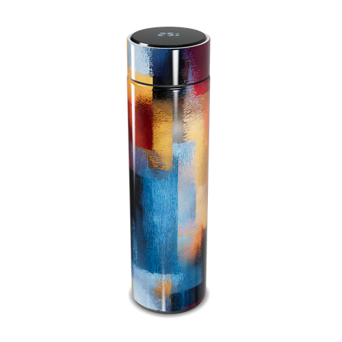 Garrafa Térmica Touch - Estampa Colorida Abstrata