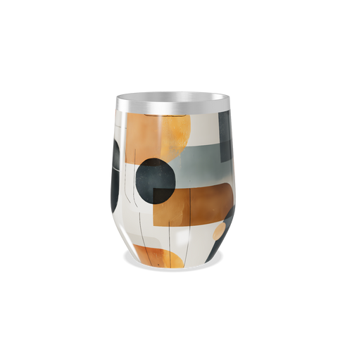 Copo Térmico Slim - Estampa Geométrica Colorida