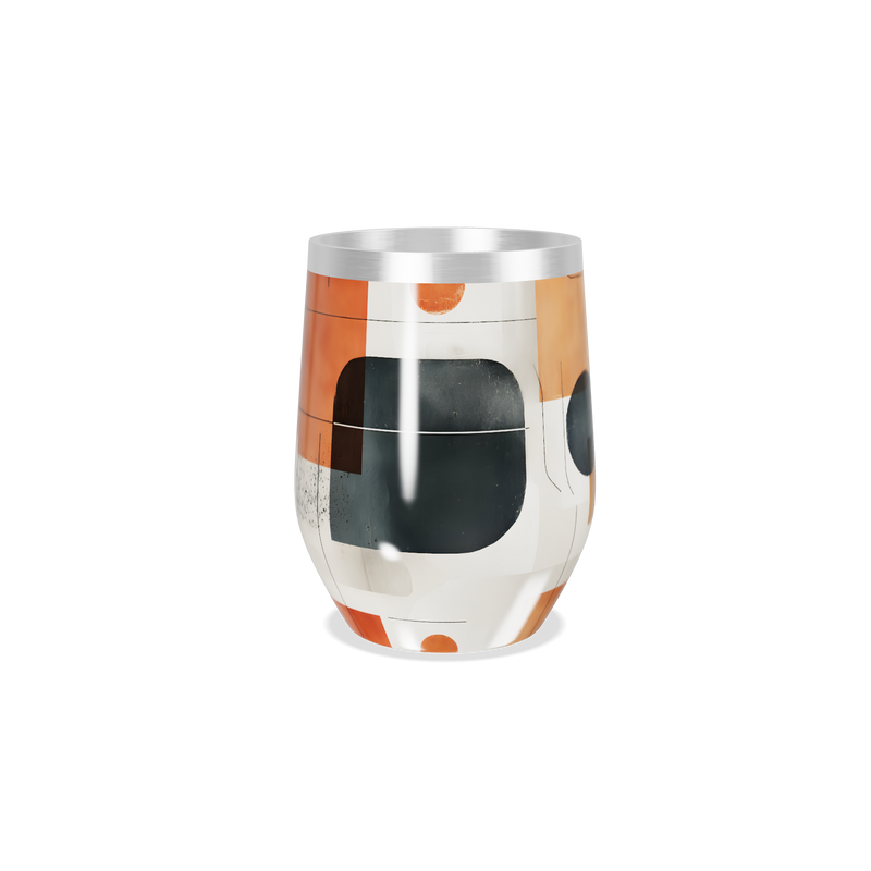 Copo Térmico Slim - Estampa Geométrica Colorida